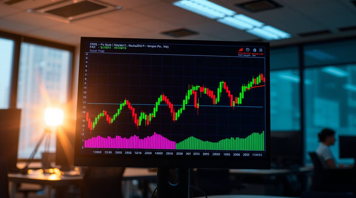 XMで学ぶFX初心者向け完全ガイド。FX9590入門、疲れ目対策、エントリーポイント攻略、自動売買詐欺対策、FX会社選びまで、安全に稼ぐための実践手法を解説したイメージ。