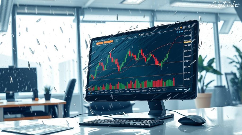 XMで始めるFX入門ガイド。初心者がチャート分析・ピップス計算・ライン戦略を学び、実践で勝てる手法を身につけるための解説イメージ。