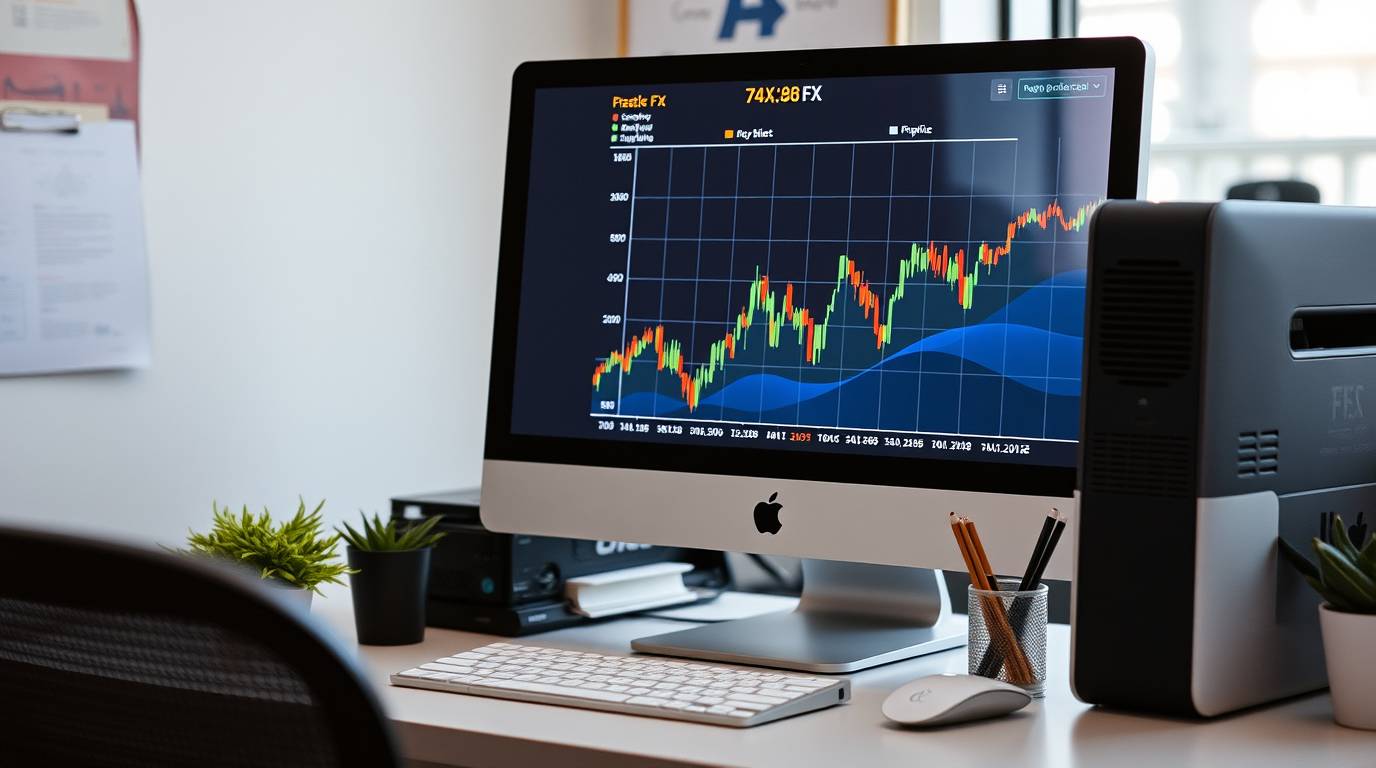 XMTradingでFXを始める初心者向け実践ガイド。ボラティリティ、モメンタム、秒スキャ手法やキャンペーン活用法を使った損失抑制と勝率向上の手順を解説したイメージ。